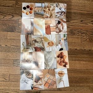 beige aesthetic photo wall (20 photos)